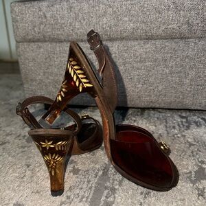 1950s vintage lucite heels